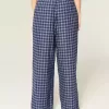 Baggy-Flanellhose mit Zahlengrafik Baggy-Flanellhose mit Zahlengrafik