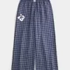 Baggy-Flanellhose mit Zahlengrafik Baggy-Flanellhose mit Zahlengrafik
