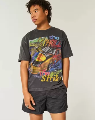 Baggy-Fußballshorts bis zur Mitte des Oberschenkels