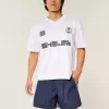 Baggy-Fußballshorts bis zur Mitte des Oberschenkels Baggy-Fußballshorts bis zur Mitte des Oberschenkels