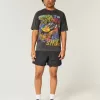 Baggy-Fußballshorts bis zur Mitte des Oberschenkels Baggy-Fußballshorts bis zur Mitte des Oberschenkels