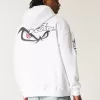 Baggy-Hoodie mit „No Fear“-Grafik Baggy-Hoodie mit „No Fear“-Grafik