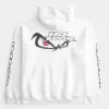 Baggy-Hoodie mit „No Fear“-Grafik Baggy-Hoodie mit „No Fear“-Grafik