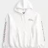 Baggy-Hoodie mit „No Fear“-Grafik Baggy-Hoodie mit „No Fear“-Grafik