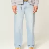 Baggy-Jeans in heller Waschung Baggy-Jeans in heller Waschung