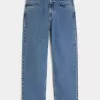 Baggy-Jeans in mittlerer Waschung