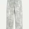 Baggy-Jeans mit Camouflage-Muster Baggy-Jeans mit Camouflage-Muster