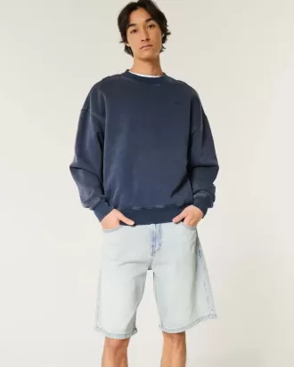 Baggy-Jeansshorts