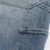 Baggy-Jeansshorts in dunkler Waschung Baggy-Jeansshorts in dunkler Waschung