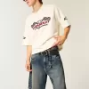 Baggy-Jeansshorts mit Schlangenmuster Baggy-Jeansshorts mit Schlangenmuster