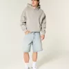 Baggy-Jeansshorts mit Sterngrafik Baggy-Jeansshorts mit Sterngrafik