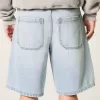 Baggy-Jeansshorts mit Sterngrafik Baggy-Jeansshorts mit Sterngrafik