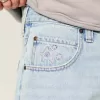 Baggy-Jeansshorts mit Sterngrafik Baggy-Jeansshorts mit Sterngrafik
