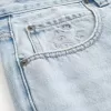Baggy-Jeansshorts mit Sterngrafik Baggy-Jeansshorts mit Sterngrafik