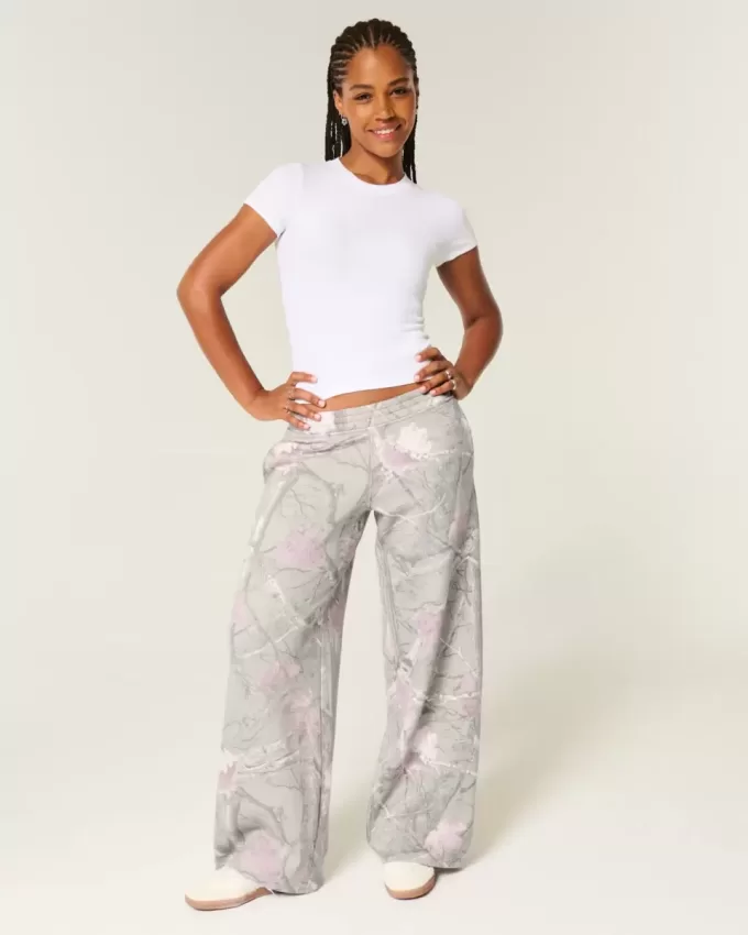 Baggy-Jogginghose mit Camouflage-Muster Baggy-Jogginghose mit Camouflage-Muster