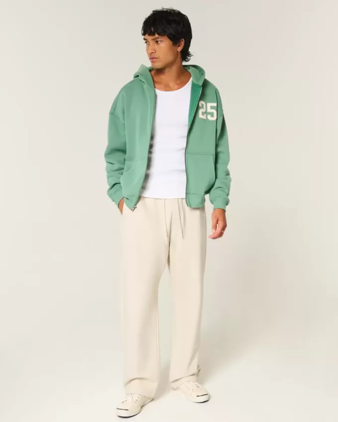 Baggy-Jogginghose mit New York-Grafik Baggy-Jogginghose mit New York-Grafik