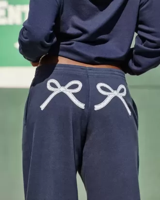 Baggy-Jogginghose mit Schleifengrafik Baggy-Jogginghose mit Schleifengrafik
