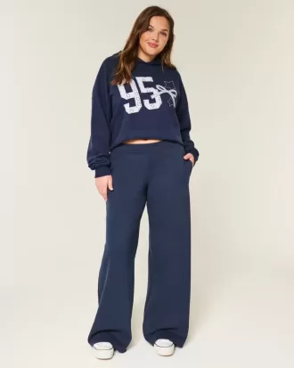 Baggy-Jogginghose mit Schleifengrafik Baggy-Jogginghose mit Schleifengrafik