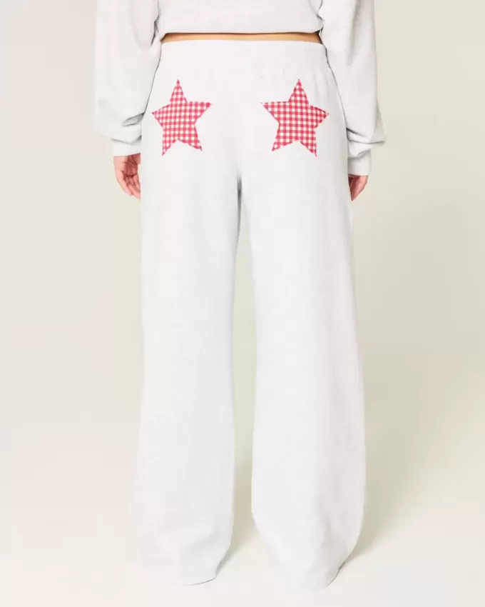 Baggy-Jogginghose mit Stern-Grafik Baggy-Jogginghose mit Stern-Grafik