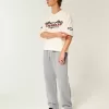 Baggy-Jogginghose mit Würfel-Grafik Baggy-Jogginghose mit Würfel-Grafik