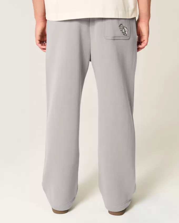 Baggy-Jogginghose mit Würfel-Grafik Baggy-Jogginghose mit Würfel-Grafik