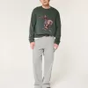 Baggy-Malerjeans mit Eisenbahnstreifen Baggy-Malerjeans mit Eisenbahnstreifen