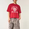 Baggy-Malershorts aus Denim mit Camouflage-Muster Baggy-Malershorts aus Denim mit Camouflage-Muster