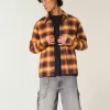 Baggy-Malershorts aus verwaschenem schwarzem Denim Baggy-Malershorts aus verwaschenem schwarzem Denim