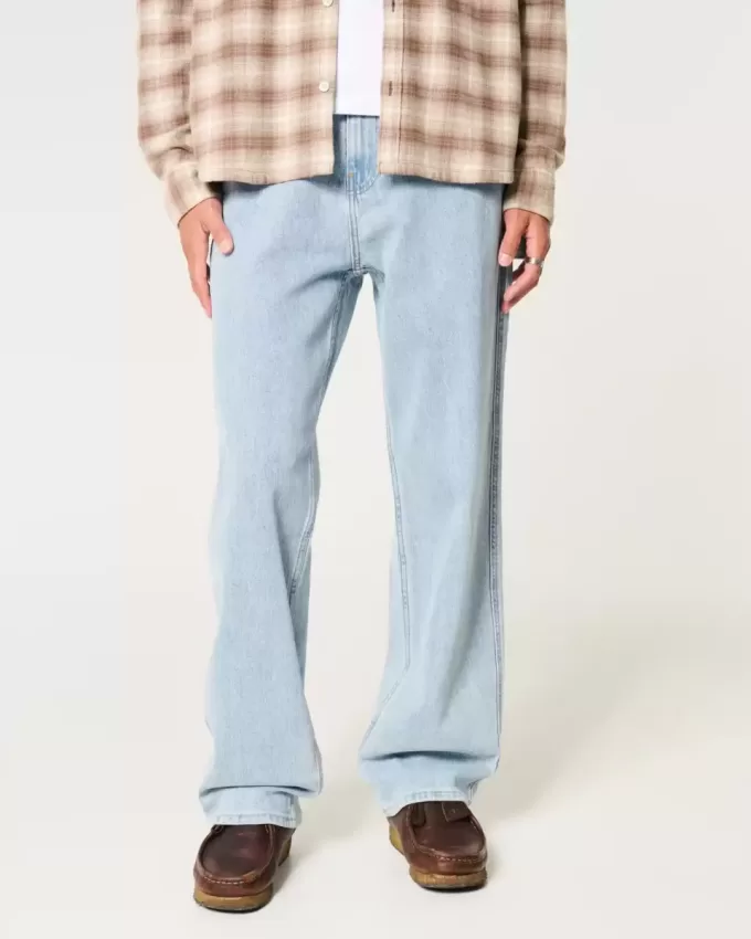 Baggy-Painter-Jeans in heller Waschung Baggy-Painter-Jeans in heller Waschung