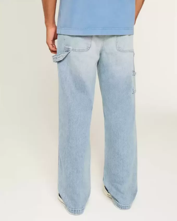 Baggy-Painter-Jeans in heller Waschung Baggy-Painter-Jeans in heller Waschung