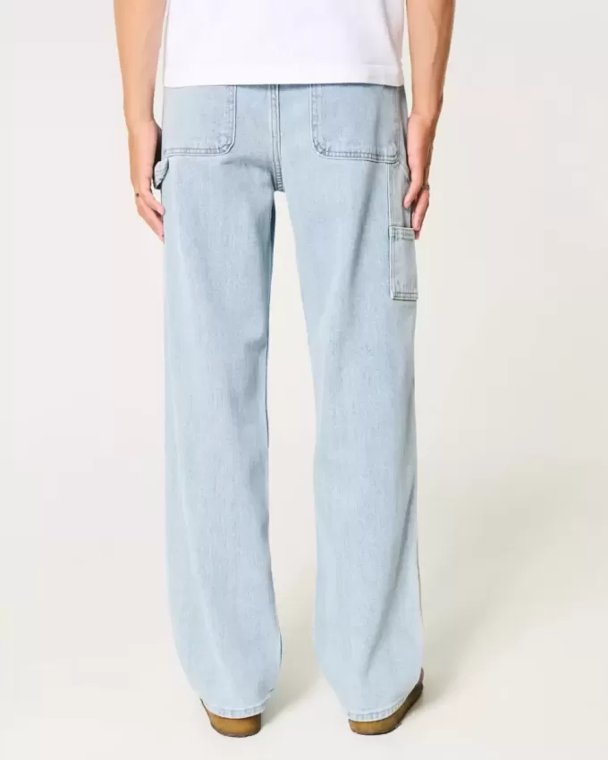 Baggy-Painter-Jeans in heller Waschung Baggy-Painter-Jeans in heller Waschung