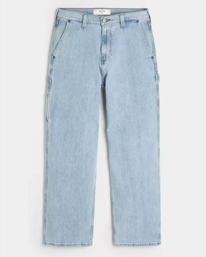 Baggy-Painter-Jeans in heller Waschung Baggy-Painter-Jeans in heller Waschung