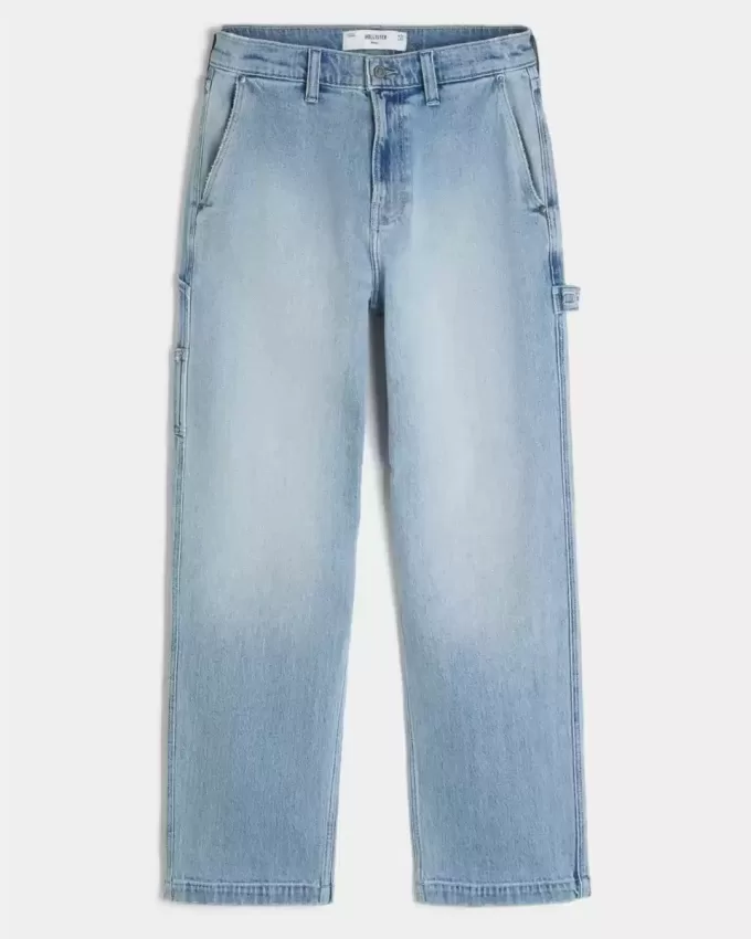 Baggy-Painter-Jeans in heller Waschung Baggy-Painter-Jeans in heller Waschung