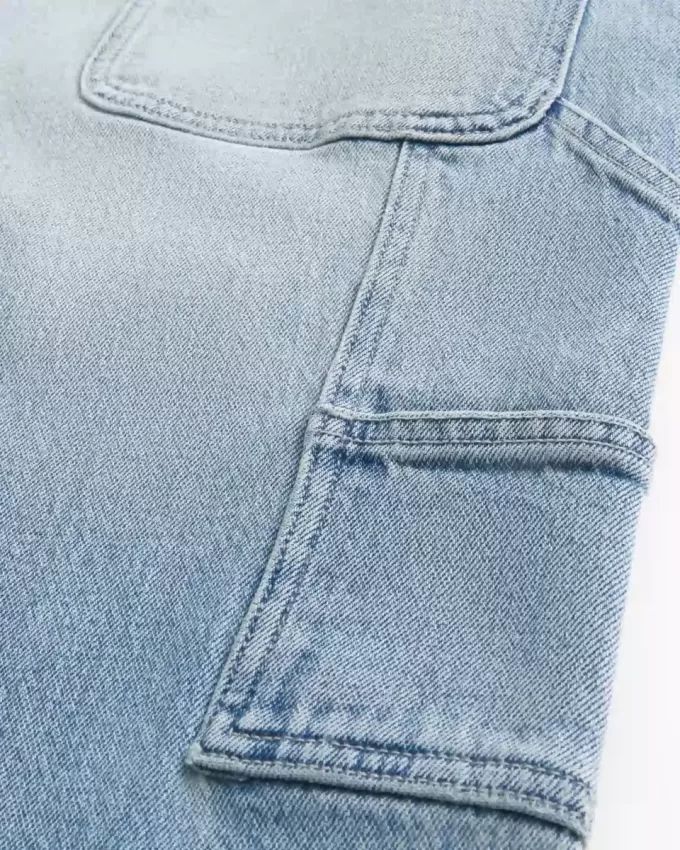 Baggy-Painter-Jeans in heller Waschung Baggy-Painter-Jeans in heller Waschung