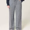 Baggy-Schlupfhose aus Leinenmischung