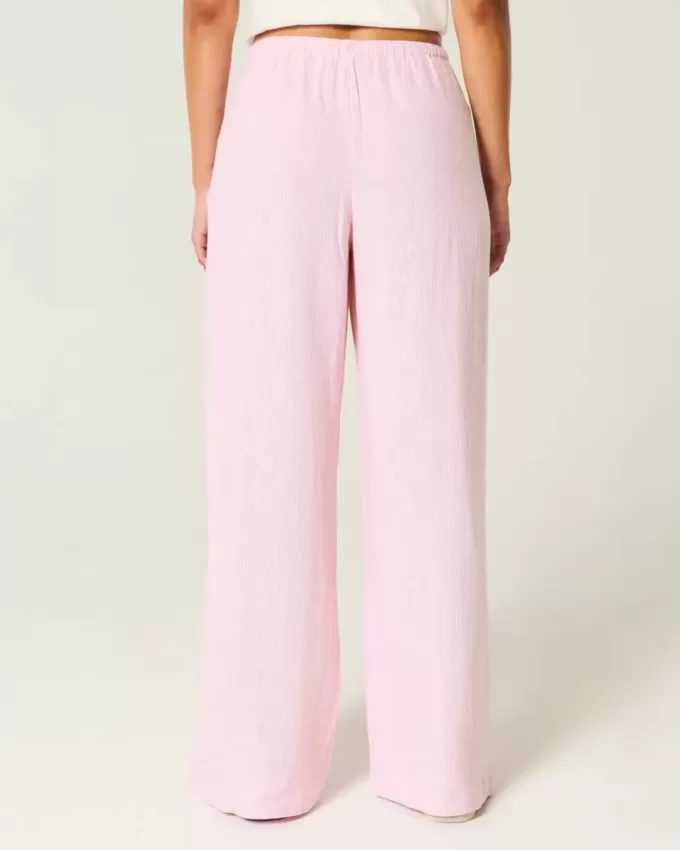 Baggy-Schlupfhose aus Leinenmischung