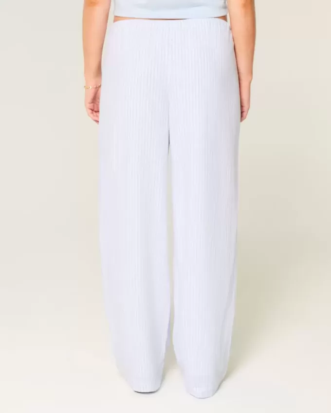 Baggy-Schlupfhose aus Leinenmischung