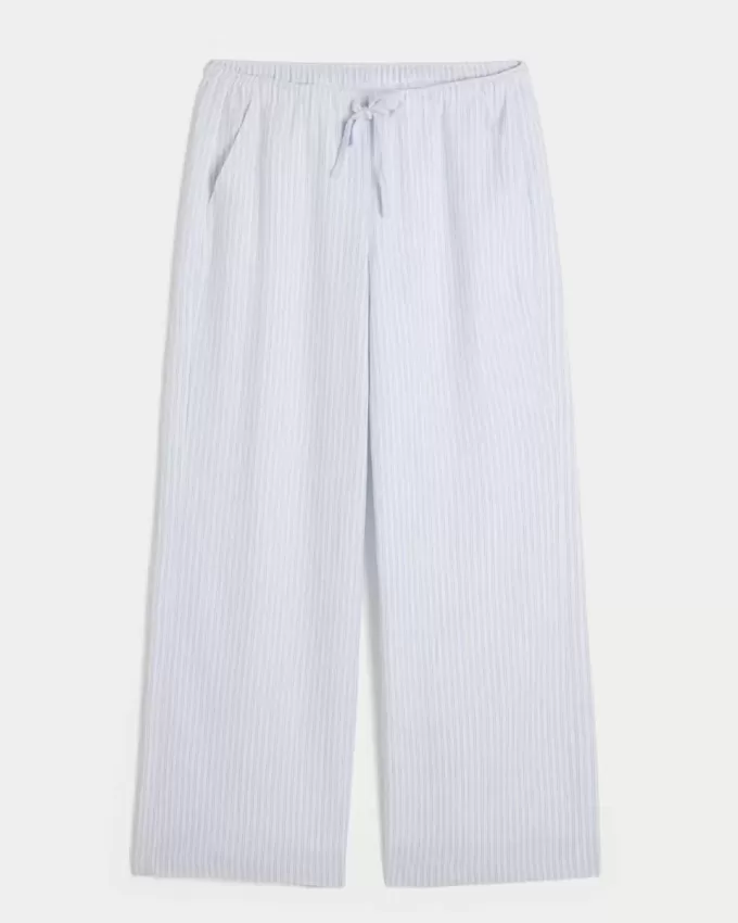 Baggy-Schlupfhose aus Leinenmischung