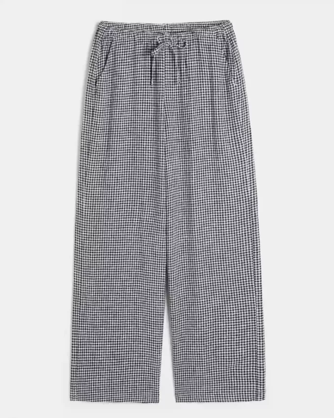 Baggy-Schlupfhose aus Leinenmischung