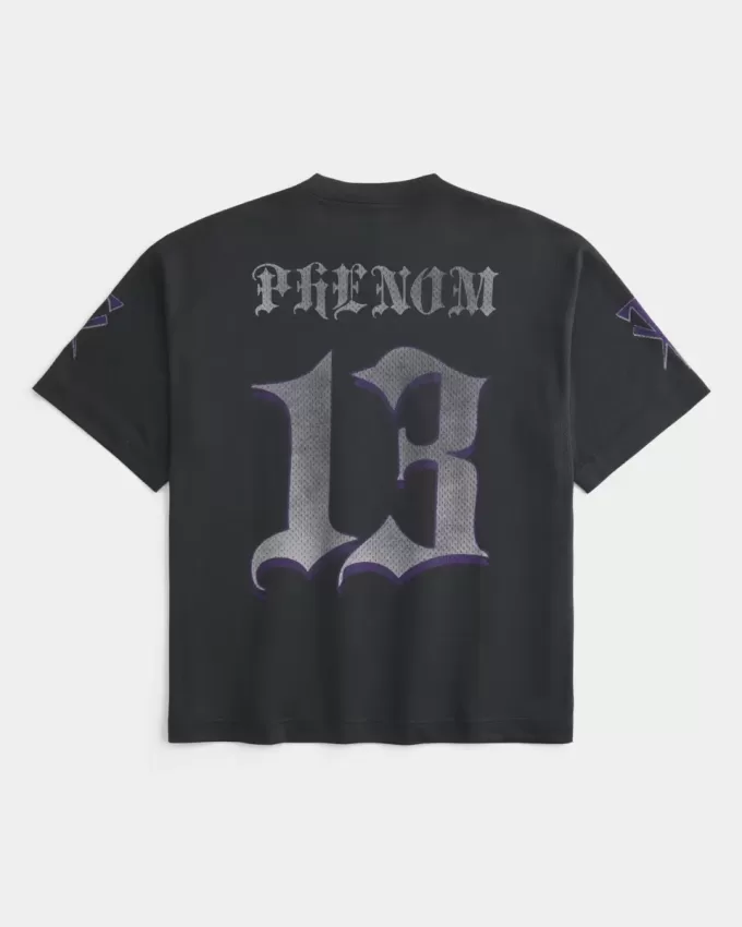 Baggy-Trikot mit Undertaker-Grafik Baggy-Trikot mit Undertaker-Grafik
