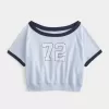 Bequemes Kurzarm-Sweatshirt aus Frottee-Fleece mit Grafik Bequemes Kurzarm-Sweatshirt aus Frottee-Fleece mit Grafik