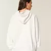 Übergroßer Kapuzenpullover mit East Coast-Grafik Übergroßer Kapuzenpullover mit East Coast-Grafik