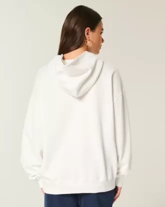 Übergroßer Kapuzenpullover mit East Coast-Grafik Übergroßer Kapuzenpullover mit East Coast-Grafik