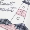 Übergroßer Kapuzenpullover mit East Coast-Grafik Übergroßer Kapuzenpullover mit East Coast-Grafik