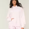 Übergroßer Senior-Kapuzenpullover mit Grafik Übergroßer Senior-Kapuzenpullover mit Grafik