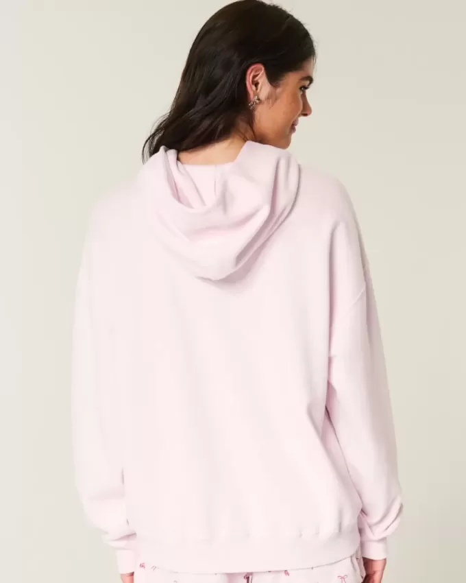 Übergroßer Senior-Kapuzenpullover mit Grafik Übergroßer Senior-Kapuzenpullover mit Grafik