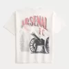 Übergroßes Arsenal-T-Shirt mit Grafik Übergroßes Arsenal-T-Shirt mit Grafik
