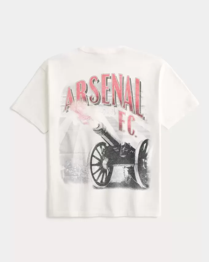 Übergroßes Arsenal-T-Shirt mit Grafik Übergroßes Arsenal-T-Shirt mit Grafik