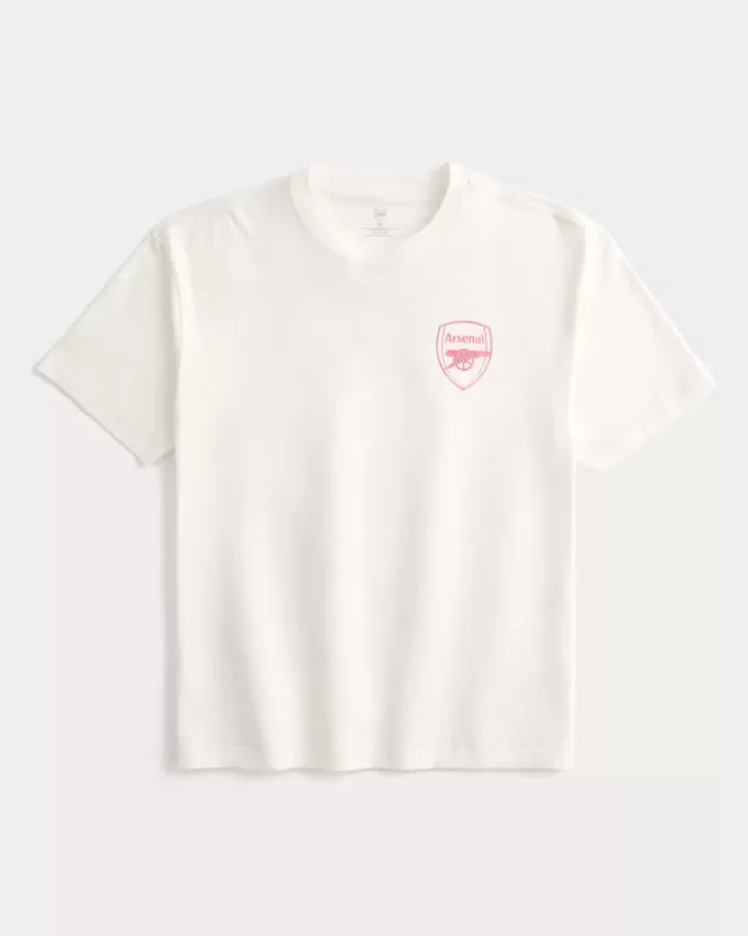 Übergroßes Arsenal-T-Shirt mit Grafik Übergroßes Arsenal-T-Shirt mit Grafik