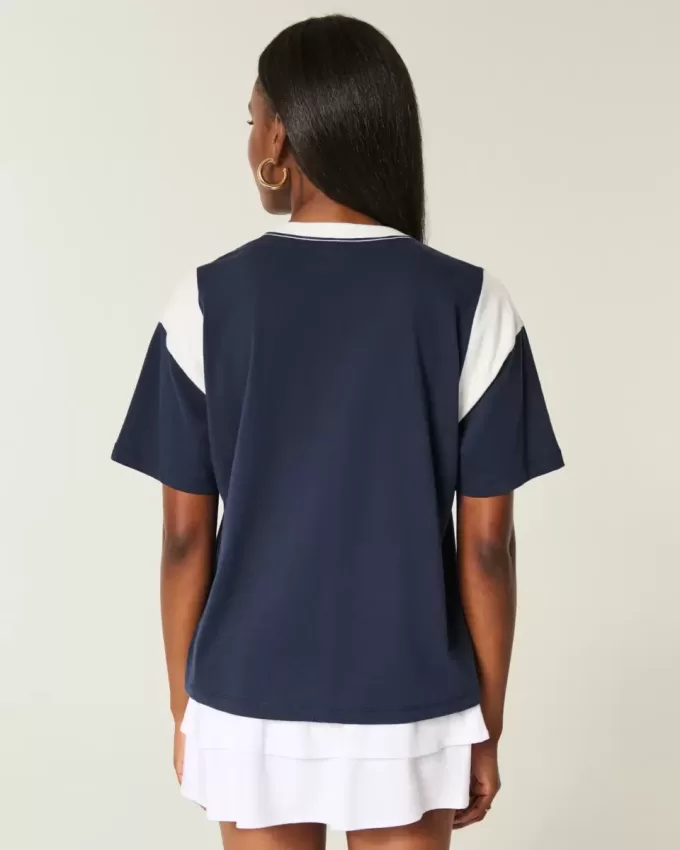 Übergroßes T-Shirt mit Miami-Grafik Übergroßes T-Shirt mit Miami-Grafik